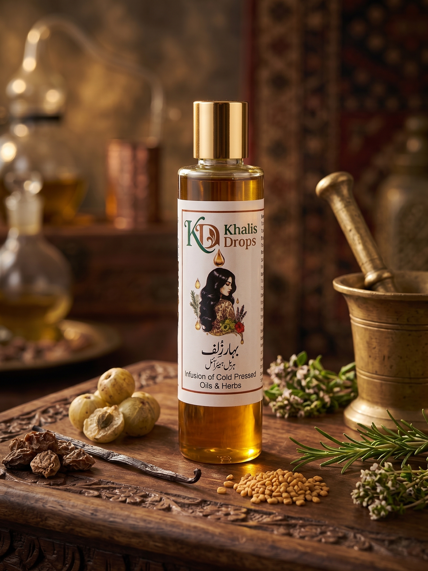 Bahar-e-Zulf Herbal Hair Oil – 200ml